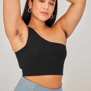 girlfriend collective black Bianca bra size L